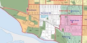 Point Grey Secondary School Catchment Map