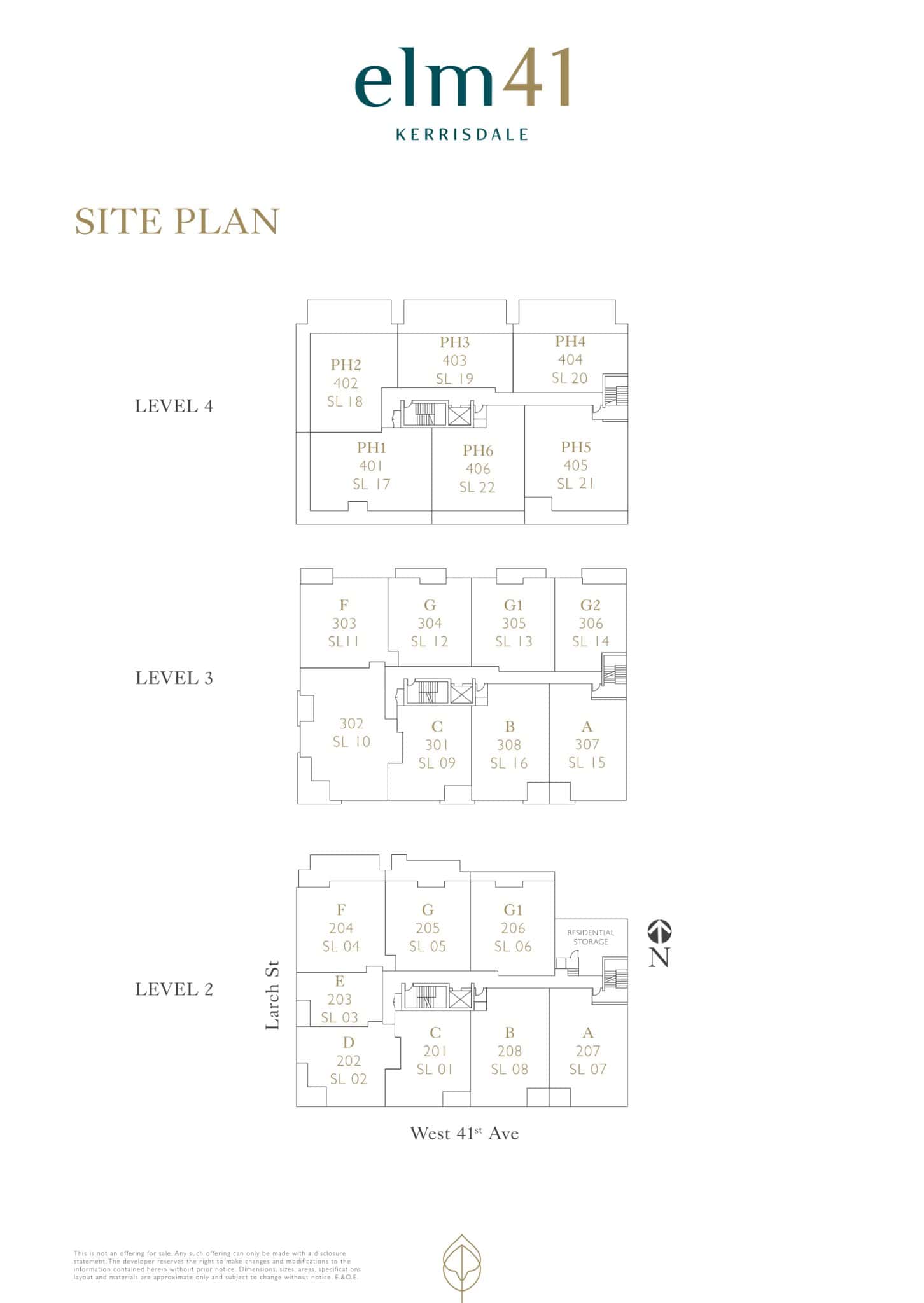 Elm 41 - Site Plan