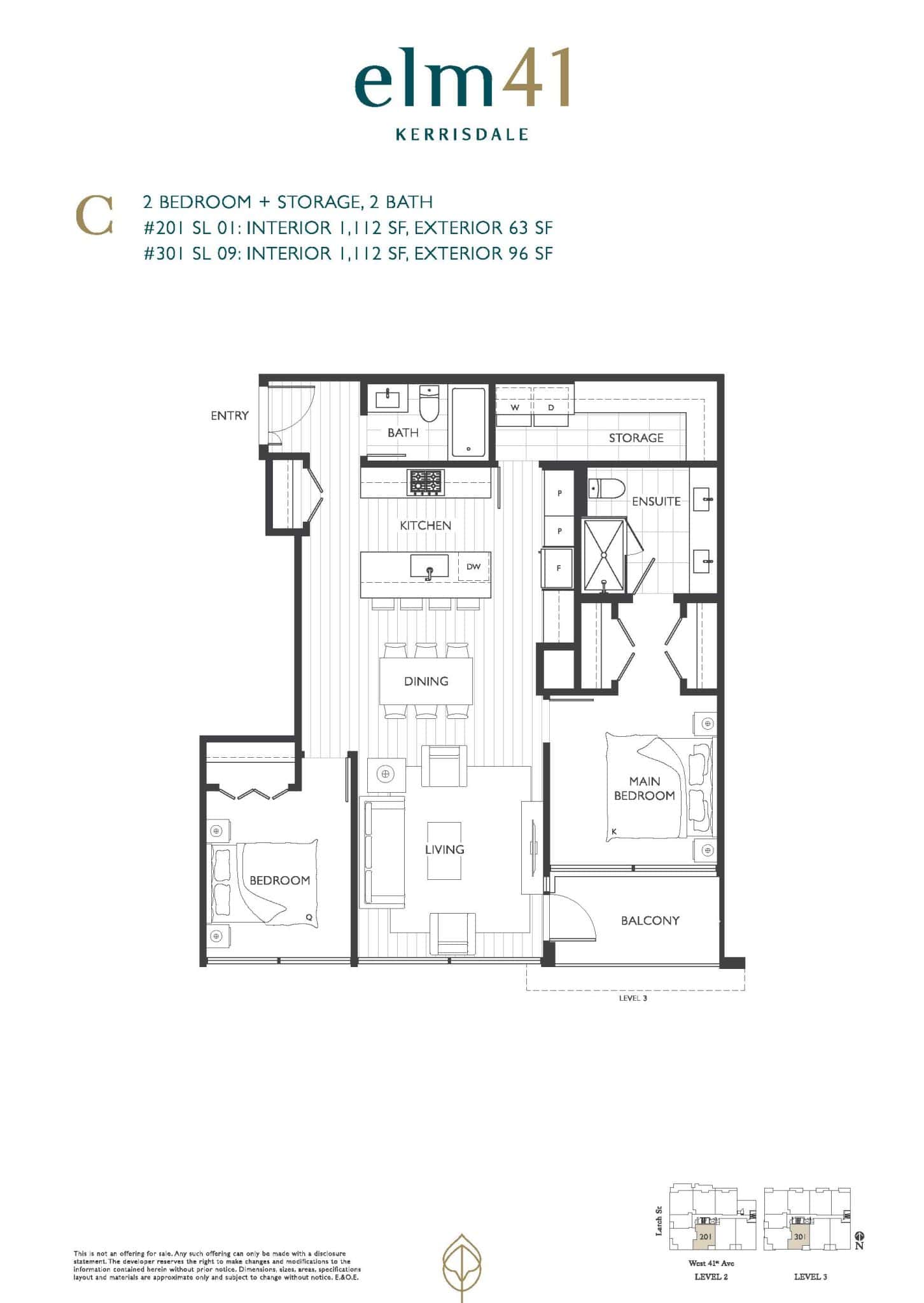 Elm 41 - Floor Plan - C