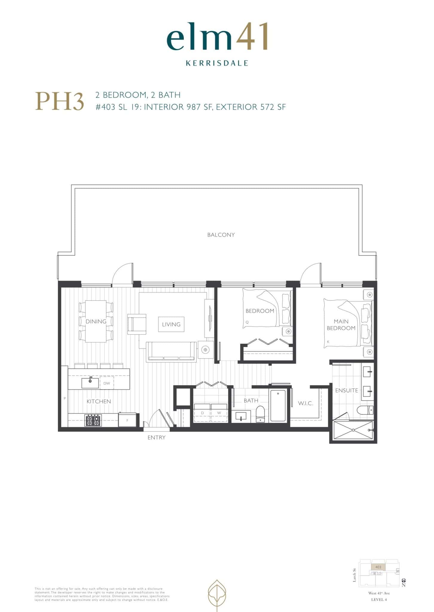 Elm 41 - Floor Plan - PH3