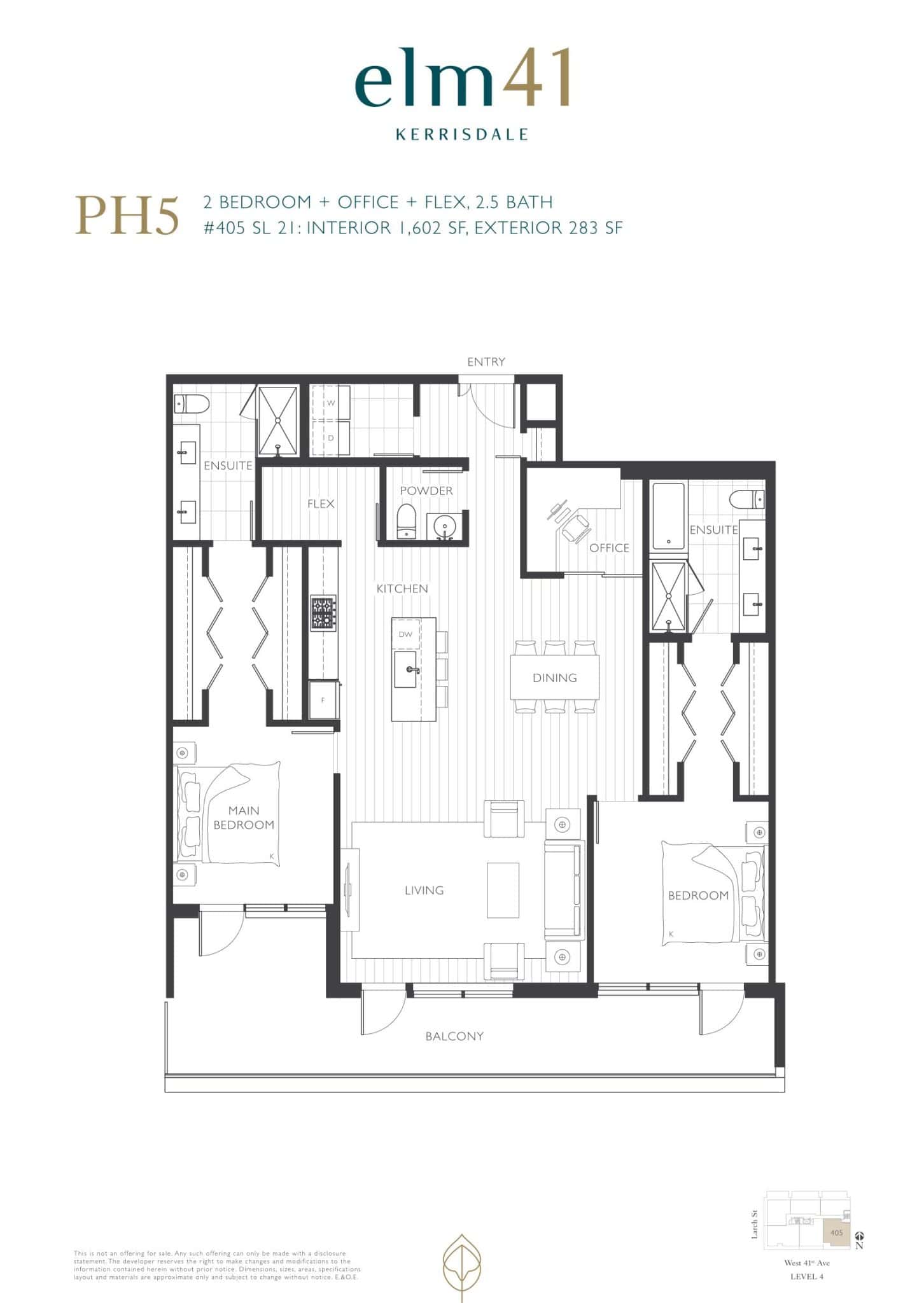 Elm 41 - Floor Plan - PH5