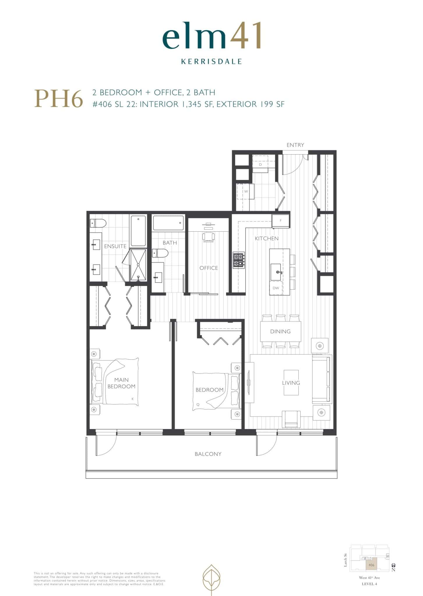 Elm 41 - Floor Plan - PH6